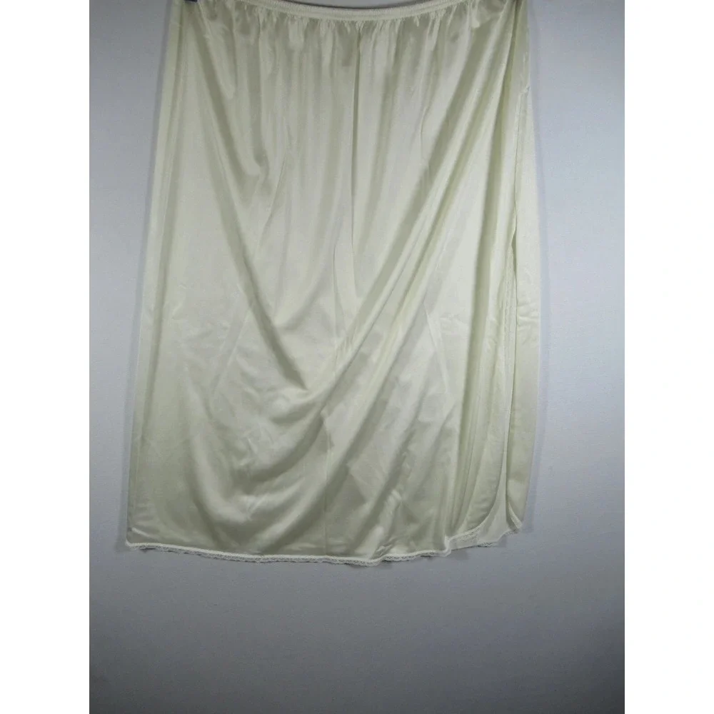 6 Vintage Satin Half Slips Lot Size XL Nylon Skirt Bali Vassarette Bestform